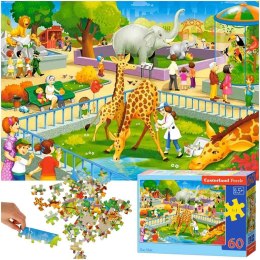 Puzzle układanka 60el. Zwierzęta safari zoo 5+ CASTORLAND