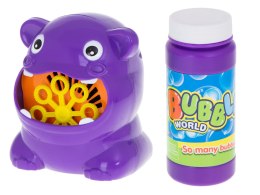 Bańki mydlane automat do baniek płyn hipopotam hipcio