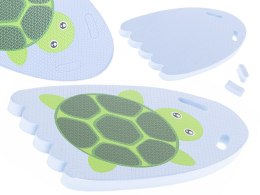 Deska do pływania do nauki pływania na basen piankowa żółw