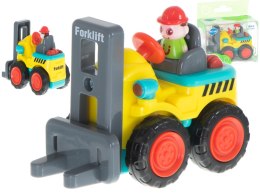 Samochód dla dzieci auto budowlane zabawka dla dwulatka wózek widłowy HOLA