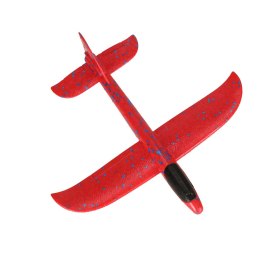 Szybowiec samolot styropianowy 47x49cm czerwony