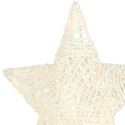 Gwiazda świecąca dekoracja świąteczna 10 LED 39 cm ciepły biały