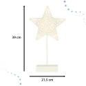 Gwiazda świecąca dekoracja świąteczna 10 LED 39 cm ciepły biały