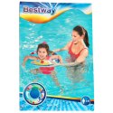 BESTWAY 36113 Kółko dla dziecka do pływania koło dmuchane plażowe 51cm delfiny max 60kg 3-6 lat