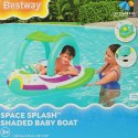BESTWAY 34149 Kółko dla dzieci do pływania pontonik dmuchany z siedziskiem samochód auto z kierownicą 3+ 45kg
