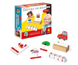 Zabawka dla dziecka edukacyjna montessori Kostka po kostce pisanie 4 kostki 5+ MULTIGRA