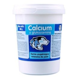 Calcium Preparat witaminowy niebieski z glukozaminą dla psa 400g Medivet