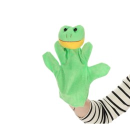 Pacynka pluszowa maskotka na rękę kukiełka żabka